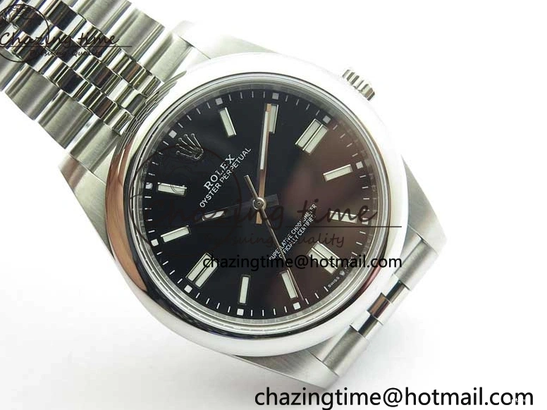 1228 Oyster Perpetual 41mm 124300 BP Maker Best Edition Black Dial on SS Jubilee Bracelet A Reliable 2644